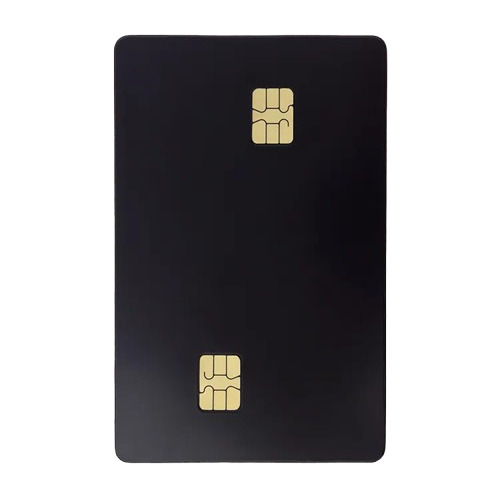 Skull metal credit card