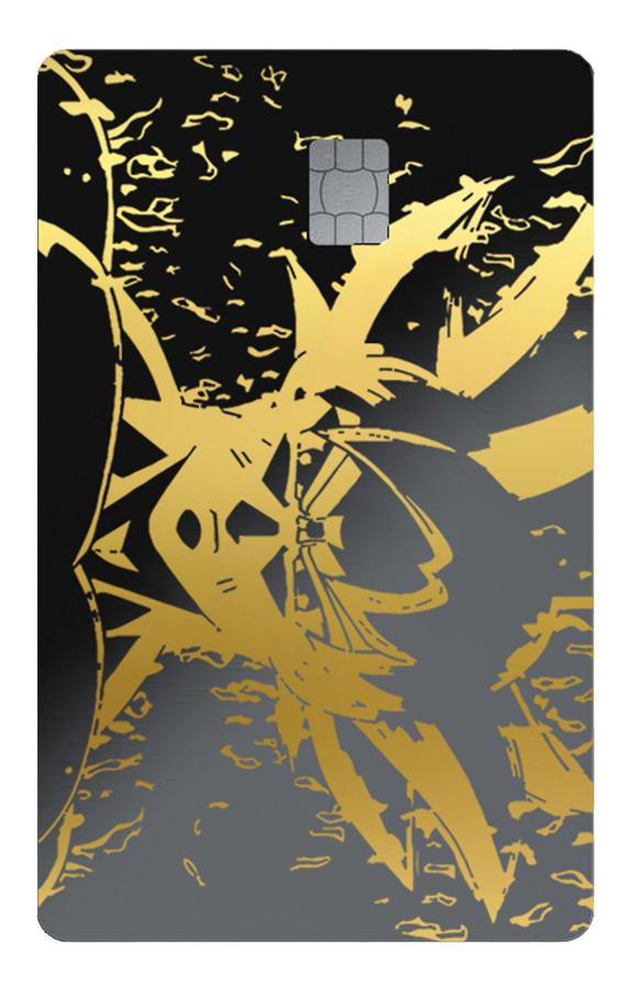 Anime metal credit card