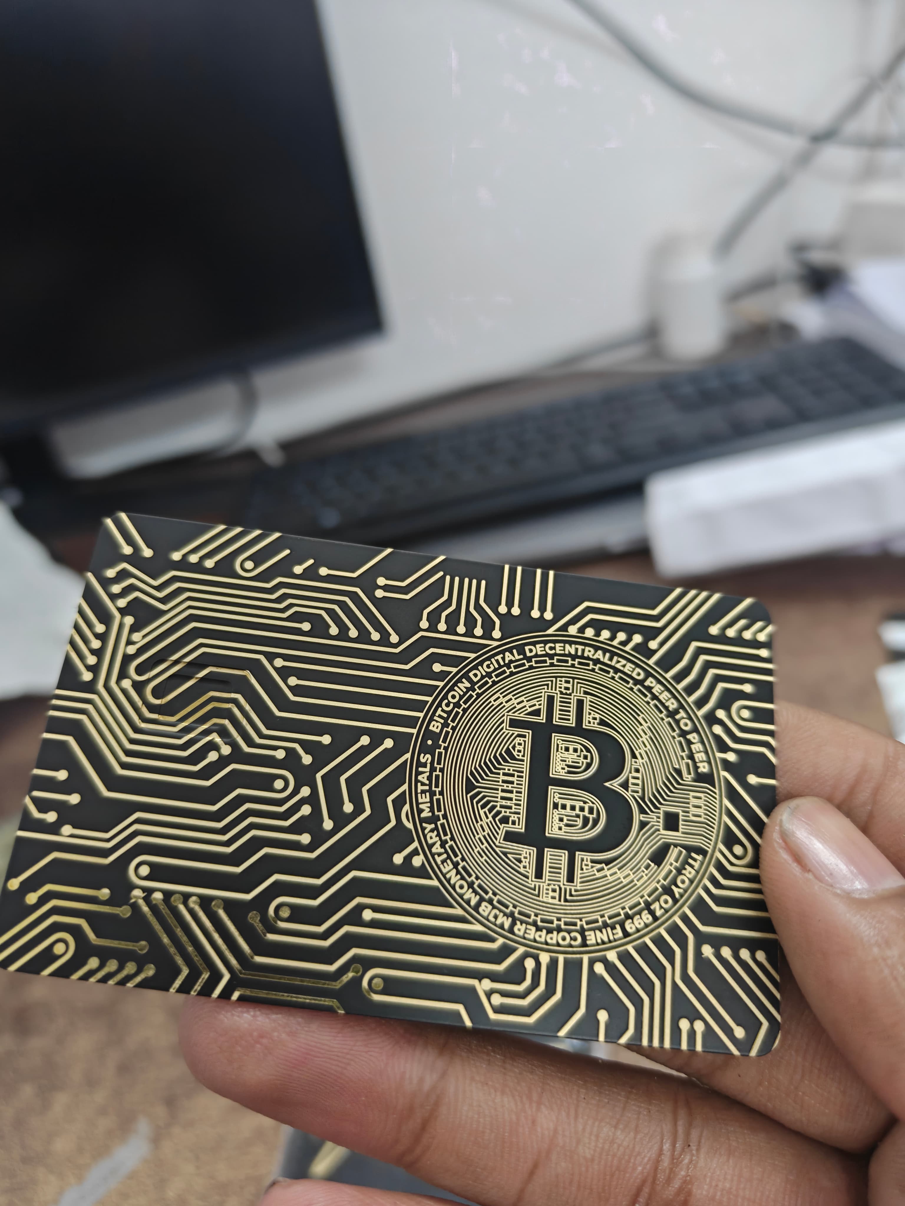 Metal Card Real Life Shot